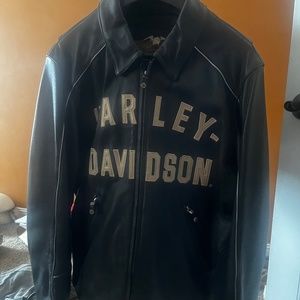 Harley Davidson 100th Anniversary leather jacket men’s medium
